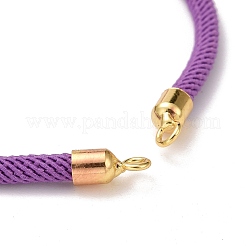 Adjustable Polyester Cord Bracelet Making&nbsp;MAK-C001-01