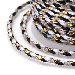 4-Ply Polycotton Cord with Metallic Thread&nbsp;X1-OCOR-Z003-D38