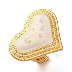 304 Stainless Steel Adjustable Cuff Rings for Women&nbsp;RJEW-S632-01G