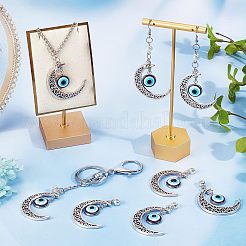 Alloy Hollow Moon Big Pendants&nbsp;FIND-NB0002-45