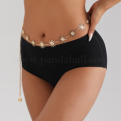 Alloy Sun Link Waist Belly Chains for Women&nbsp;FS-WGF079B-01