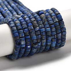 Natural Lapis Lazuli Beads Strands&nbsp;G-P575-B45-4x2mm