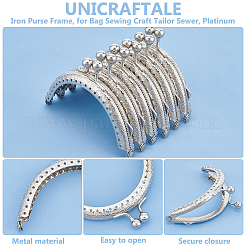 6Pcs Iron Purse Frame&nbsp;PURS-UN0001-09