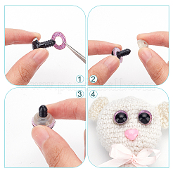 10 Bags 10 Colors Plastic Doll Eyes&nbsp;FIND-PH0018-07