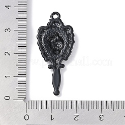 Halloween Rack Plating Alloy Enamel Pendants&nbsp;PALLOY-F018-26EB-01