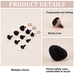 Flocky & Plastic Safety Craft Noses&nbsp;FIND-PH0020-68B
