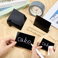 PVC L Shaped Table Desktop Sign Display Stand&nbsp;AJEW-WH0696-524