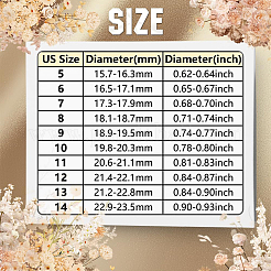 12Pcs 12 Styles 201 Stainless Steel Grooved Finger Ring Settings&nbsp;RJEW-SC0001-03
