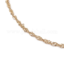 304 Stainless Steel Singapore Chain Anklets&nbsp;AJEW-AN00644-01