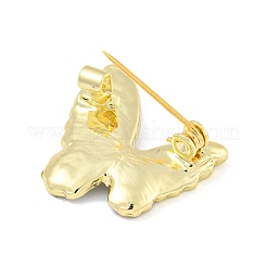 Alloy Enamel Butterfly Brooch&nbsp;JEWB-U006-19G