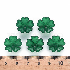 Transparent Frosted Acrylic Bead Caps&nbsp;MACR-S371-04A-735