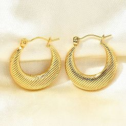 304 Stainless Steel Hoop Earrings for Women&nbsp;EJEW-L296-067G