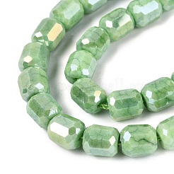 Anti-Tarnish Electroplate Glass Beads Strands&nbsp;EGLA-N027-03A-14