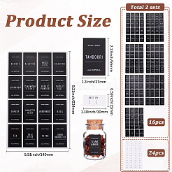 PVC Waterproof Stickers&nbsp;STIC-WH20002-43B-01