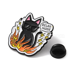 Flaming Animal Theme Enamel Brooches&nbsp;AL-I003-02EB-02