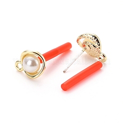 Alloy Stud Earring Findings&nbsp;EJEW-J102-02G