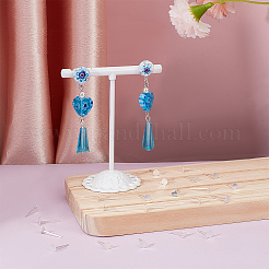 20Pcs Sterling Silver Stud Earring Findings&nbsp;STER-BC0002-24A