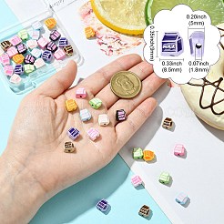 45Pcs 9 Colors Baking Paint Alloy Beads&nbsp;FIND-CJ0003-28