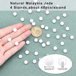Natural Malaysia Jade Beads Strands&nbsp;G-AR0001-33