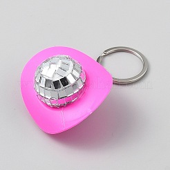 Plastic Keychains&nbsp;KEYC-WH0816-011P-C