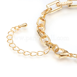 Brass Cable Chains Bracelets&nbsp;BJEW-I286-03G