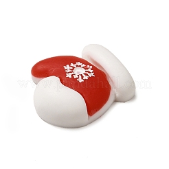 Christmas Theme Opaque Resin Cabochons&nbsp;RESI-C023-01K