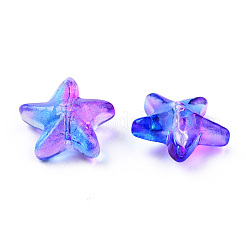 Transparent Spray Painted Glass Beads&nbsp;GLAA-N035-027-G01
