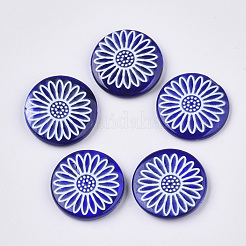 Spray Paint Freshwater Shell Beads&nbsp;X-SHEL-N026-05