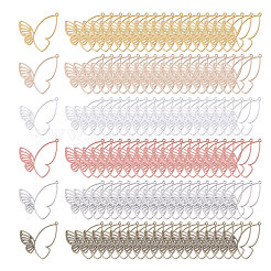 120Pcs 6 Colors Tibetan Style Alloy Pendants&nbsp;FIND-CA0009-24