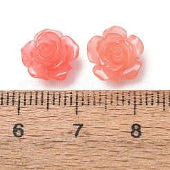 Synthetic Coral Dyed Carved Beads&nbsp;SH-CBAE713-03D