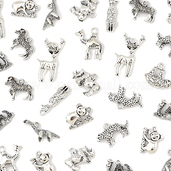 50Pcs Tibetan Style Alloy Animals Pendants&nbsp;FIND-FS0004-34