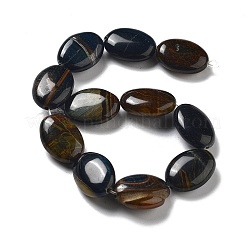 Natural Blue Tiger Eye Beads Strands&nbsp;G-P528-M23-01