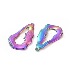 Ion Plating(IP) 304 Stainless Steel Pendants&nbsp;STAS-C003-09MC