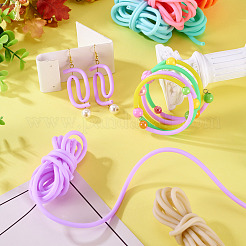 16M 8 Colors Hollow Pipe PVC Tubular Synthetic Rubber Cord&nbsp;RCOR-TA0001-17
