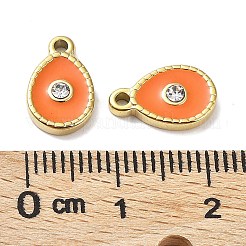 Ion Plating(IP) 304 Stainless Steel Charms&nbsp;STAS-Q254-37G