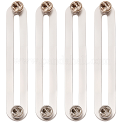 4Pcs 304 Stainless Steel & Brass Brooches&nbsp;JEWB-CP00001