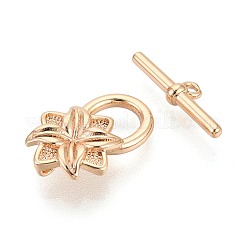 10Pcs Brass Toggle Clasps&nbsp;KK-T073-41G