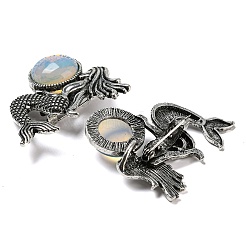 Dual-use Items Alloy Mermaid Brooch&nbsp;JEWB-C026-02D-AS