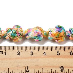 Synthetic Turquoise Dyed Beads Strands&nbsp;G-P507-05S