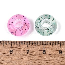 Transparent Acrylic European Beads&nbsp;TACR-Q013-09