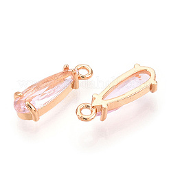 Faceted Glass Pendants&nbsp;X1-GLAA-T010-004H