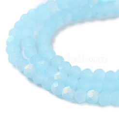 Imitation Jade Glass Beads Strands&nbsp;X1-EGLA-A034-J3mm-MB04
