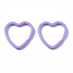 Spray Painted Iron Split Key Rings&nbsp;X-KEYC-S255-001