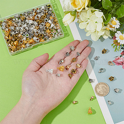 240Pcs 12 Styles CCB Plastic & Alloy Tube Bails&nbsp;FIND-WR0011-95