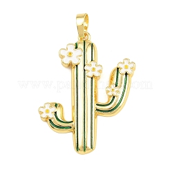 Brass Enamel Pendants&nbsp;KK-A303-18G