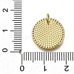 Brass Micro Pave Cubic Zirconia Charms&nbsp;X-KK-P295-55G