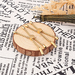 Stainless Steel Slider Bracelet/Bolo Bracelet Making&nbsp;MAK-CJ0002-03G