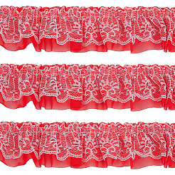 10 Yards Polyester Lace Ribbon&nbsp;OCOR-GF0006-25A