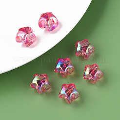 1-Hole Transparent Acrylic Buttons&nbsp;MACR-S373-129-C01