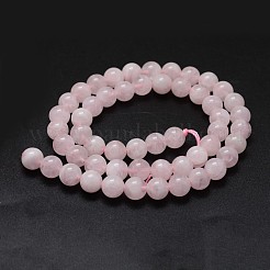 Natural Madagascar Rose Quartz Beads Strands&nbsp;G-K285-33-12mm-01